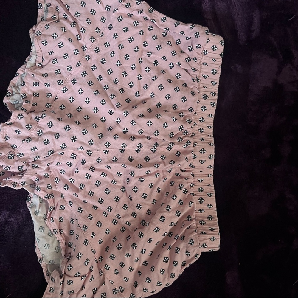 Pink Patterned Shorts